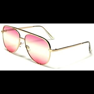 FESTIVAL AVIATOR SUNGLASSES OVERSIZED NWT -A2